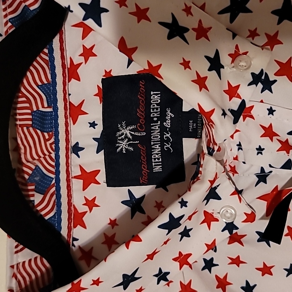New mens Tropical Collection International Report Stars Multiple Sizes Available